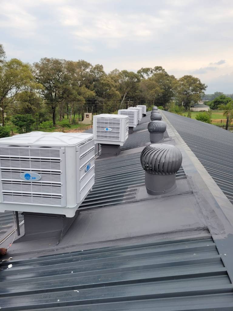 Cooler unit - Cooling - roof - ventilation - roof ventilation - Cooling - Evaporative cooler