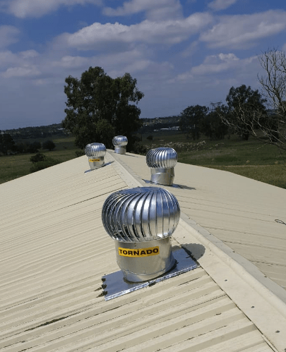 turbine - tornado - windmaster - ventrite - air flow - roof installation 